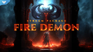 Fire Demon Stream Package for Twitch, OBS & Streamlabs - StreamSpell