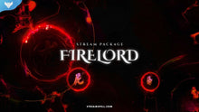 Load image into Gallery viewer, Firelord Stream Package for Twitch, OBS &amp; Streamlabs - StreamSpell