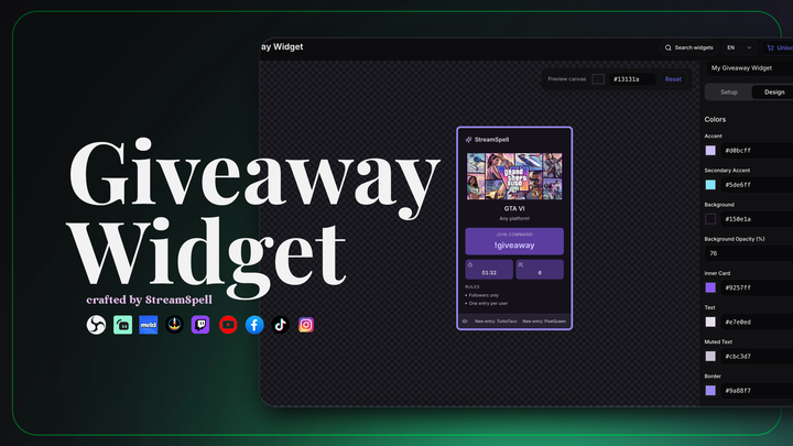 Giveaway Widget