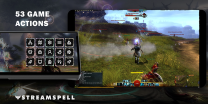 Guild Wars 2 for XENEON EDGE — game-actions