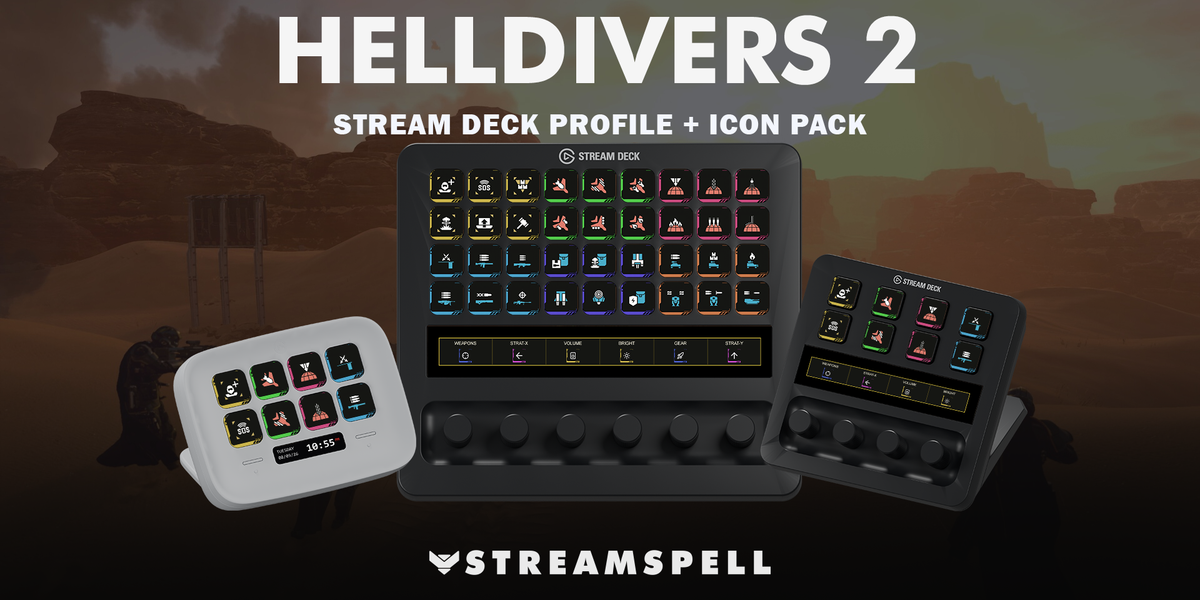 Helldivers 2 Stream Deck Profile + Icon Pack — Cover