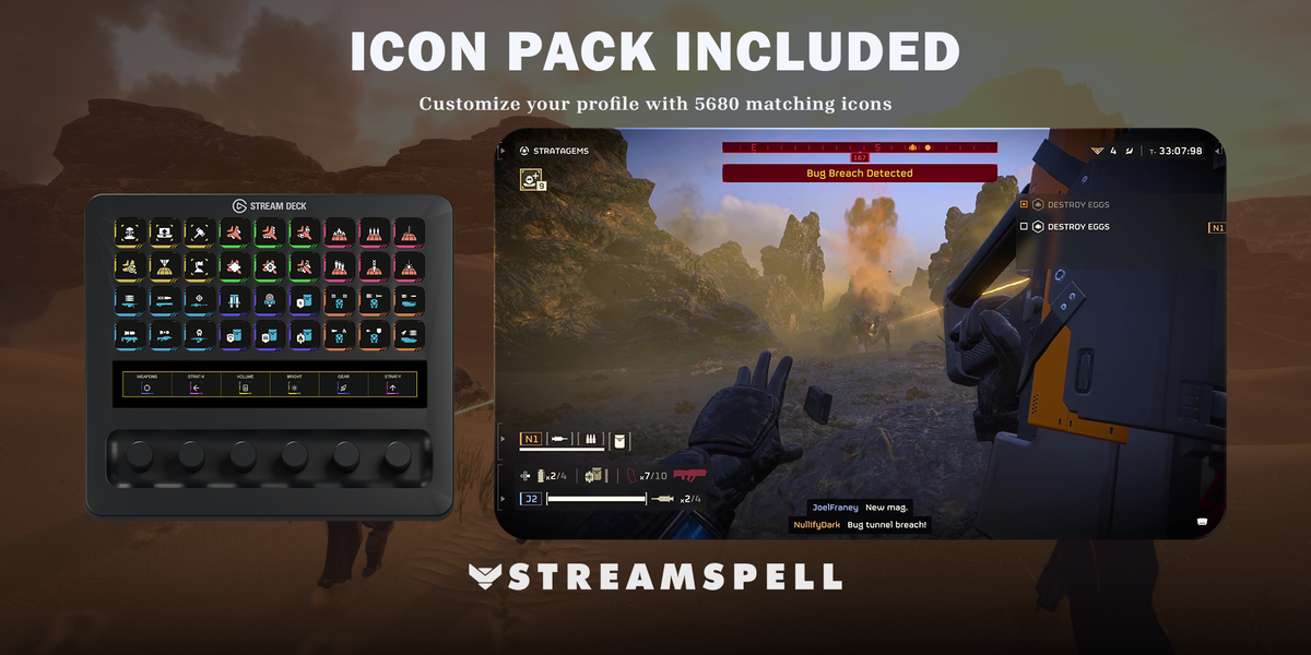 Helldivers 2 Stream Deck Profile + Icon Pack — Icon Pack
