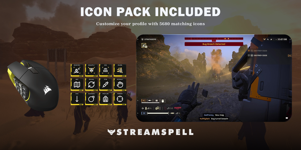 Helldivers 2 for SCIMITAR ELITE — icon-pack