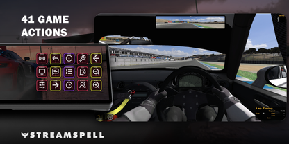 iRacing for XENEON EDGE — game-actions