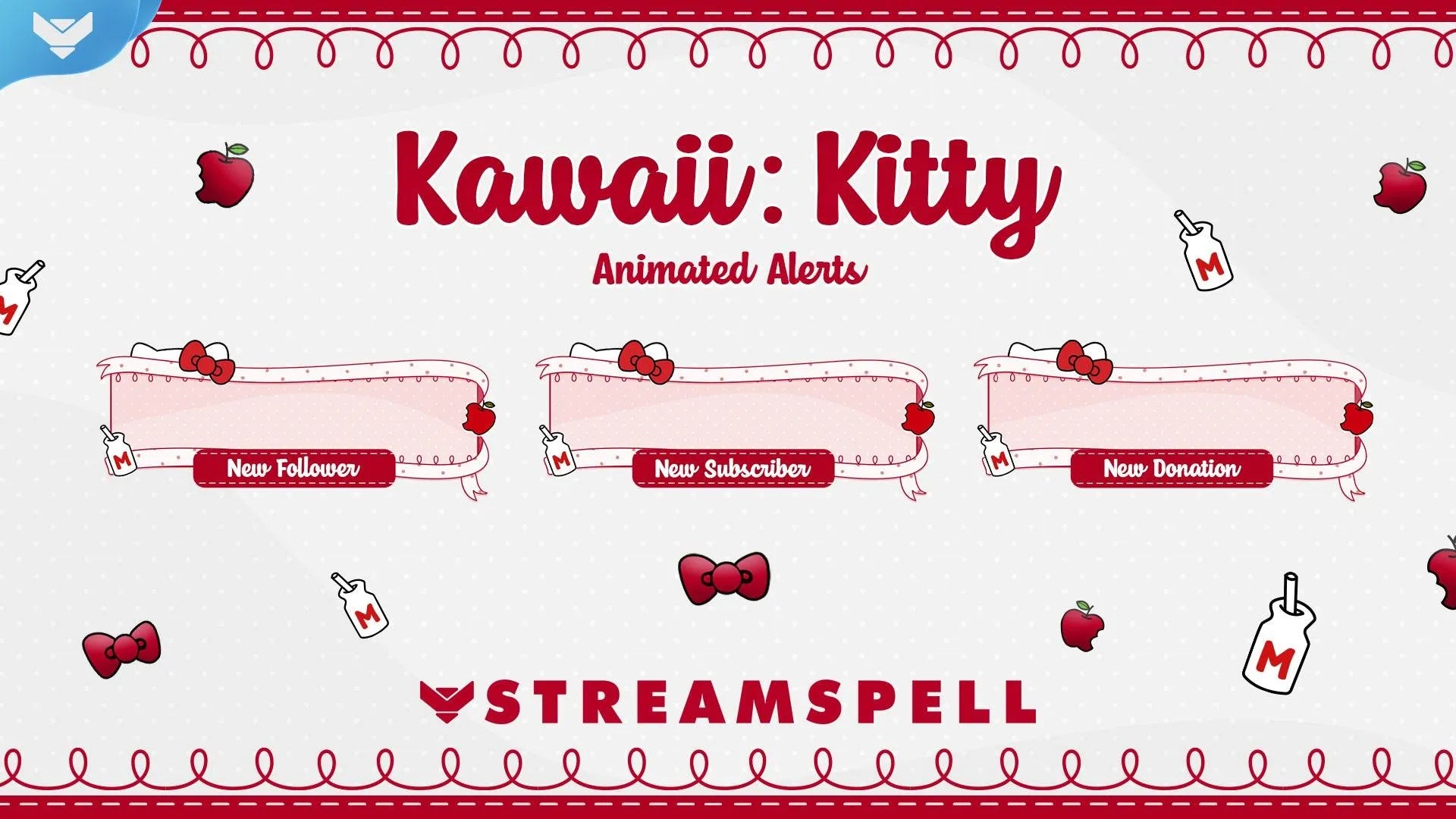 Kawaii: Kitty Stream Alerts for Twitch, OBS & Streamlabs - StreamSpell