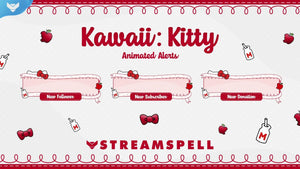 Kawaii: Kitty Stream Alerts for Twitch, OBS & Streamlabs - StreamSpell