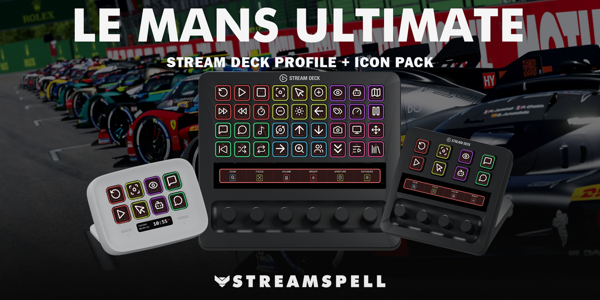 Le Mans Ultimate Stream Deck Profile — cover