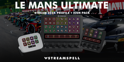 Le Mans Ultimate Stream Deck Profile — cover