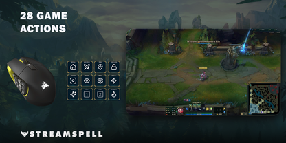 League of Legends for SCIMITAR ELITE — game-actions