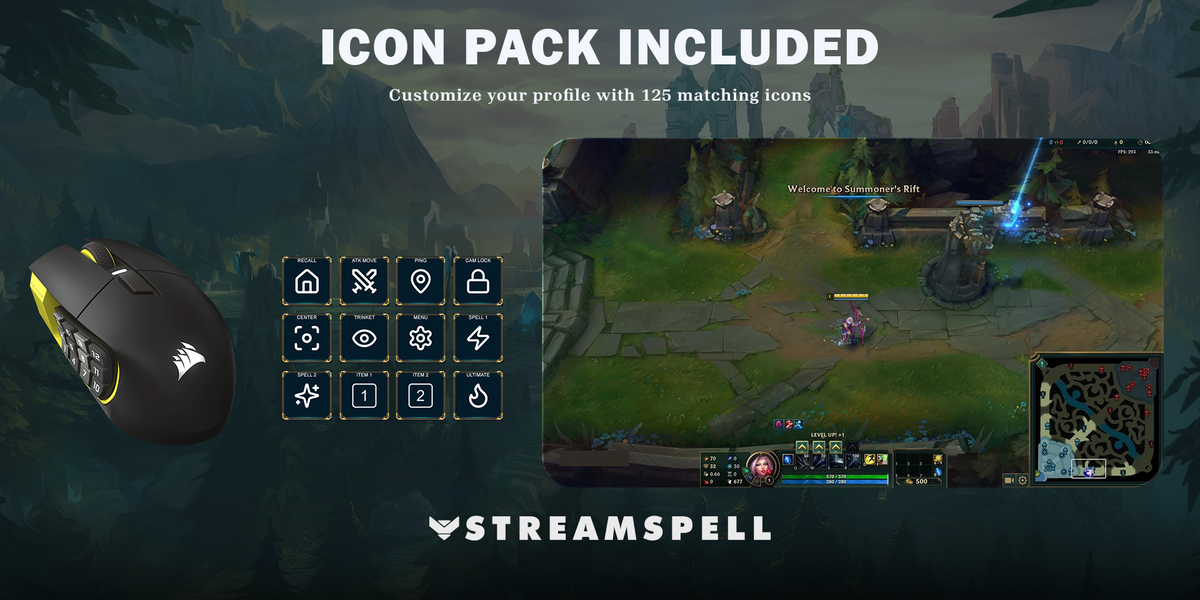 League of Legends for SCIMITAR ELITE — icon-pack