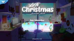 Lofi Christmas Stream Alerts for Twitch, OBS & Streamlabs - StreamSpell