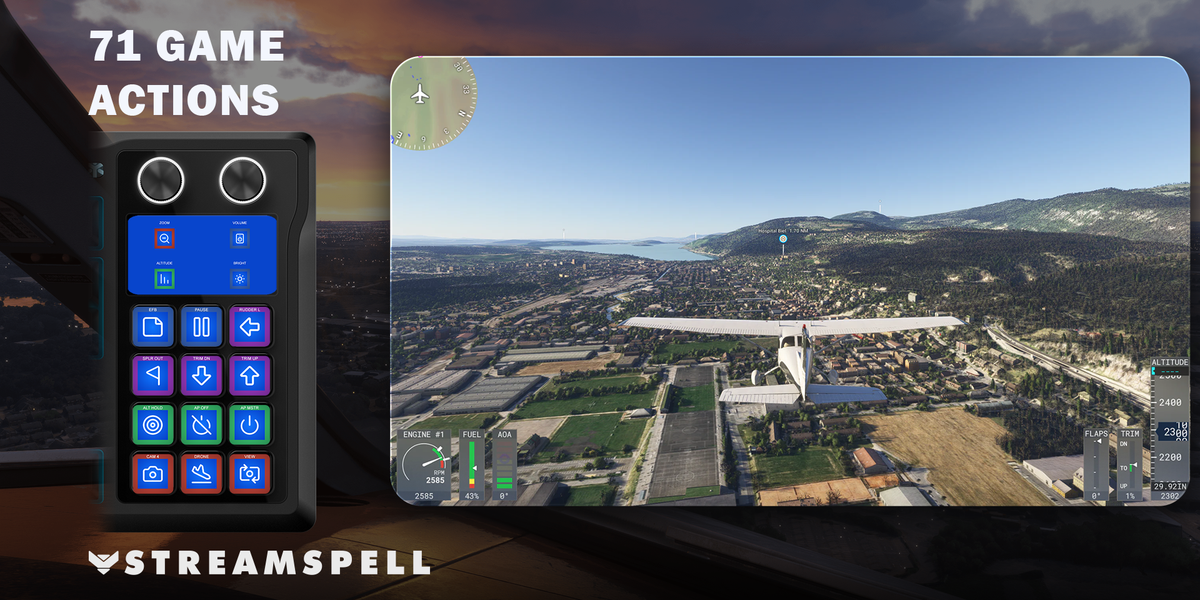 Microsoft Flight Simulator 2024 for GALLEON 100 SD — game-actions