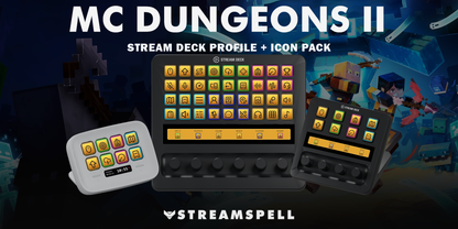 Minecraft Dungeons 2 Stream Deck Profile + Icons — cover
