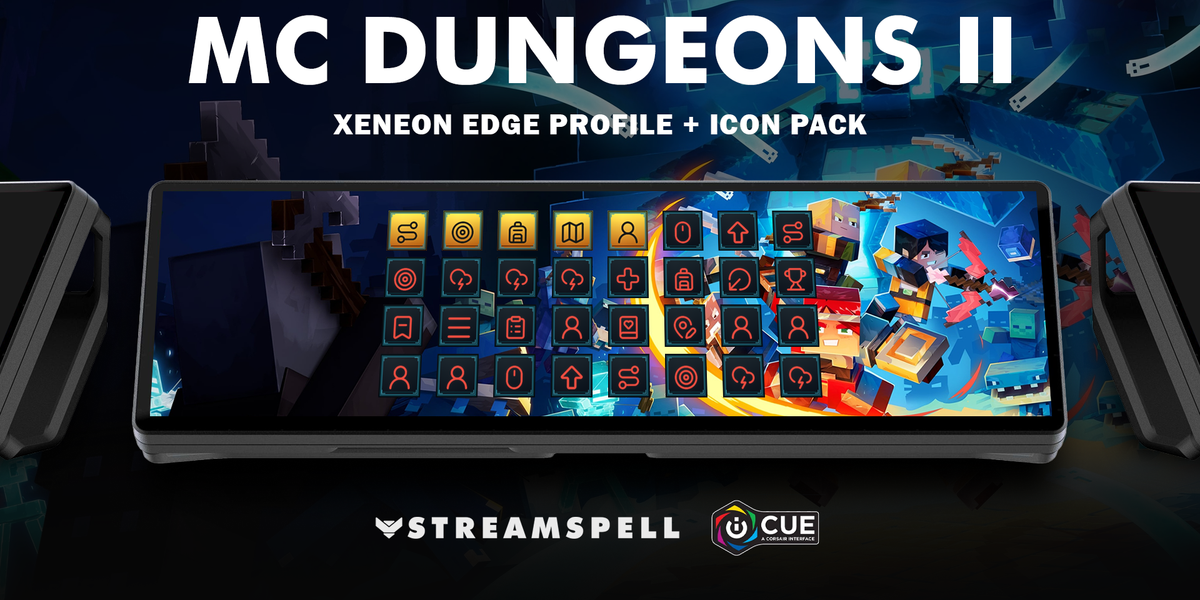 Minecraft Dungeons II for XENEON EDGE — cover
