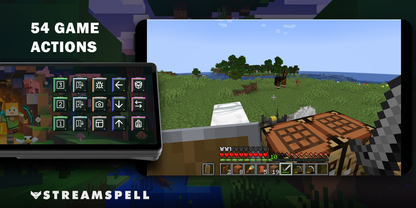 Minecraft Java Edition for XENEON EDGE — game-actions