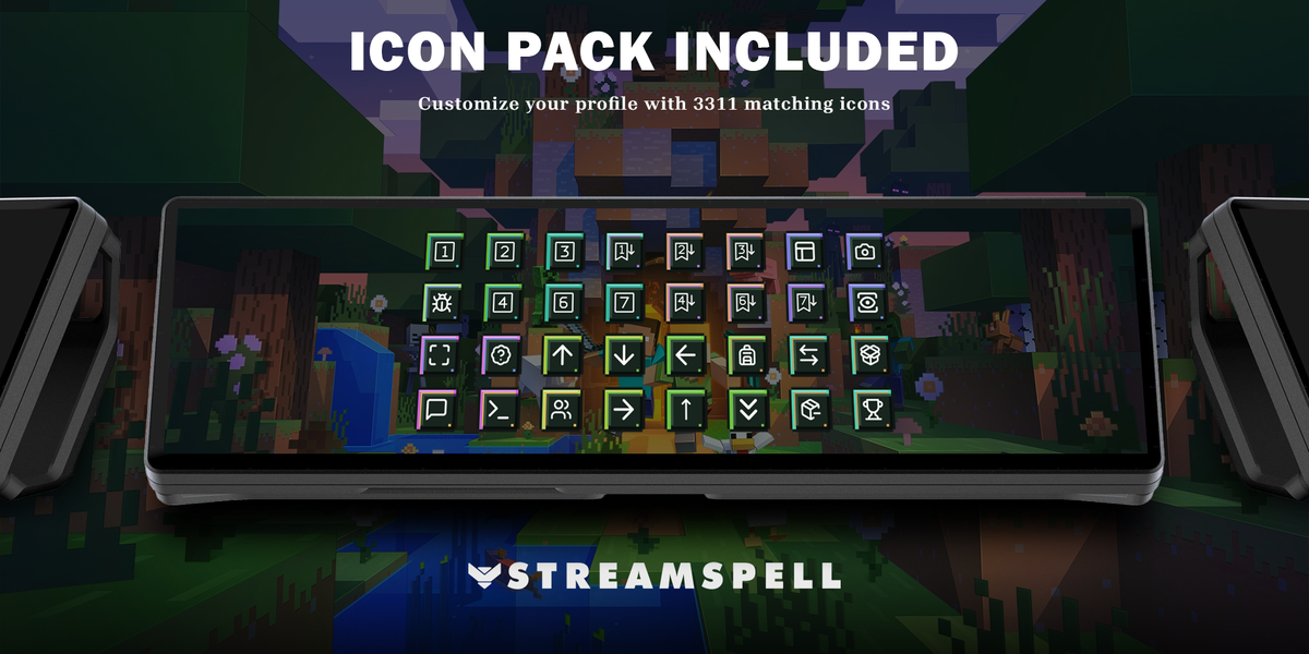 Minecraft Java Edition for XENEON EDGE — icon-pack