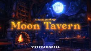 Moon Tavern Stream Package | RPG Twitch Overlays for Twitch, OBS & Streamlabs - StreamSpell