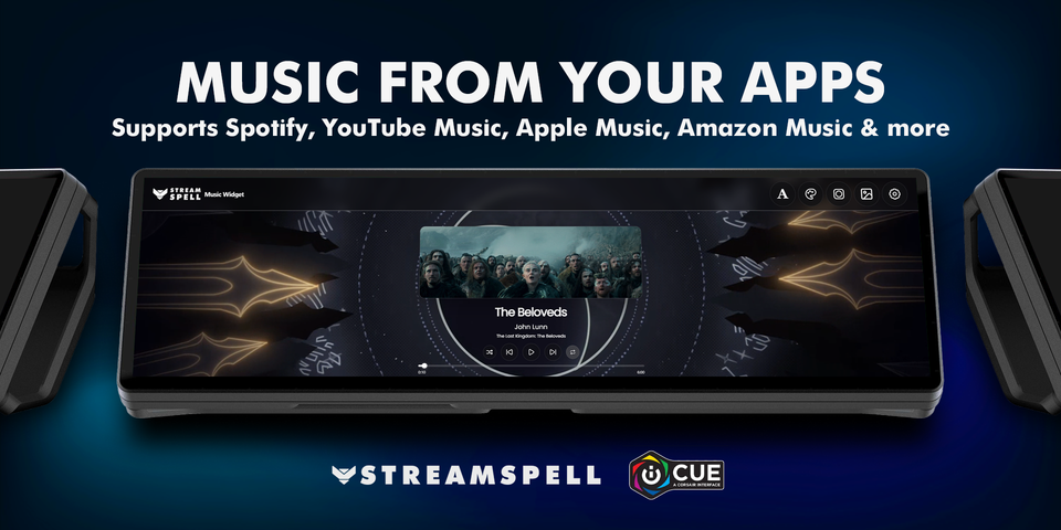 Music Widget — iCUE Widget preview 1