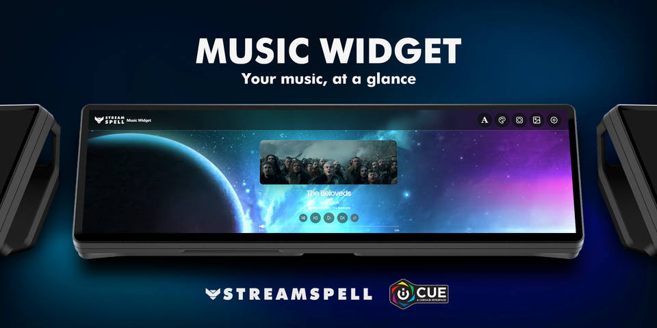Music Widget — iCUE Widget preview 2