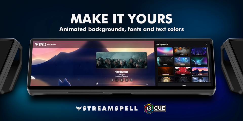 Music Widget — iCUE Widget preview 3