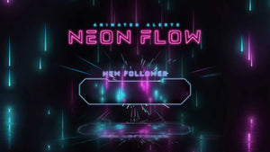 Neon Flow Stream Alerts for Twitch, OBS & Streamlabs - StreamSpell