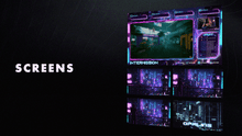 Load image into Gallery viewer, Neon Vibes Stream Package for Twitch, OBS &amp; Streamlabs - StreamSpell