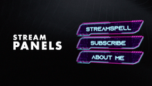 Load image into Gallery viewer, Neon Vibes Stream Package for Twitch, OBS &amp; Streamlabs - StreamSpell