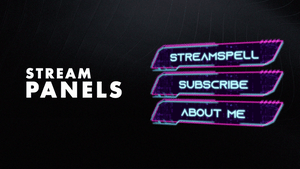 Neon Vibes Stream Package for Twitch, OBS & Streamlabs - StreamSpell