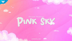 Pink Sky Stream Package for Twitch, OBS & Streamlabs - StreamSpell
