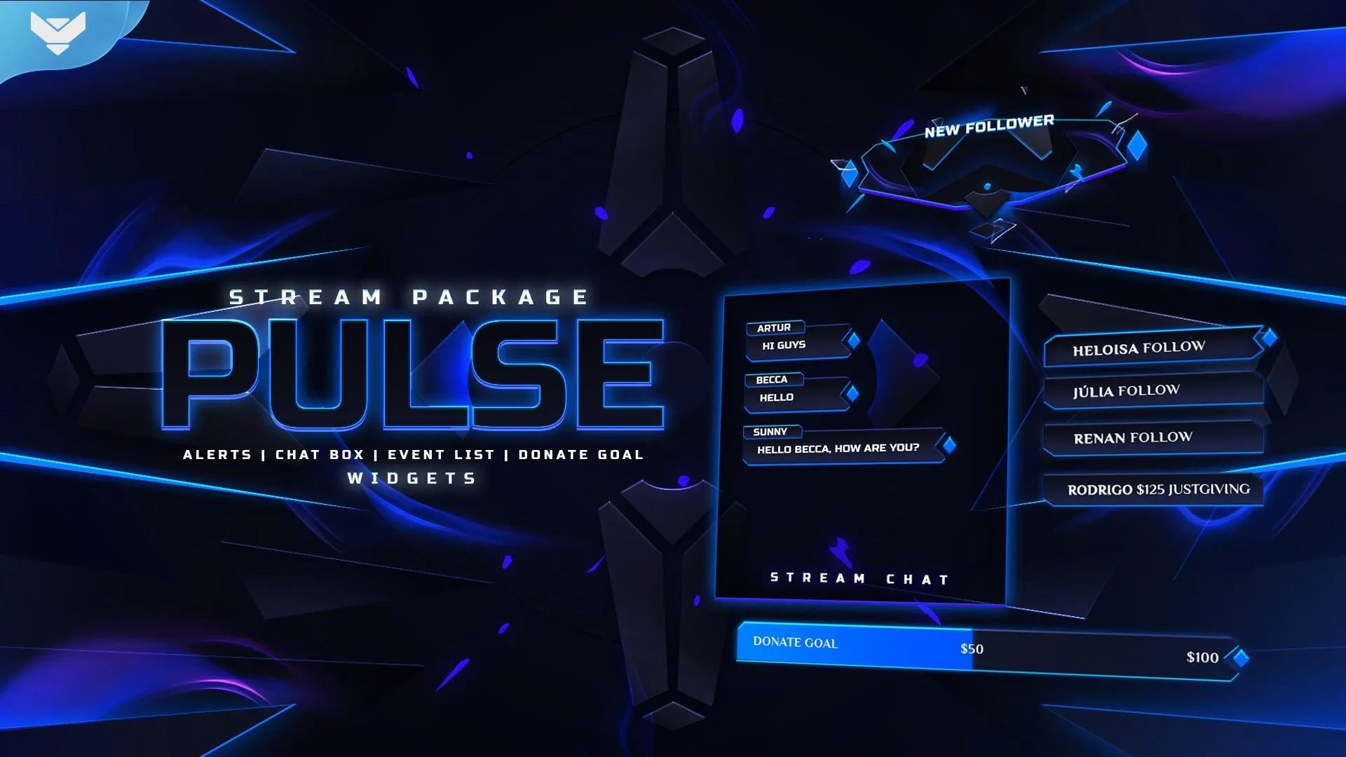 Pulse Stream Widgets for Twitch, OBS & Streamlabs - StreamSpell