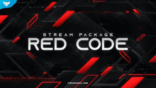 Load image into Gallery viewer, Red Code Stream Package for Twitch, OBS &amp; Streamlabs - StreamSpell
