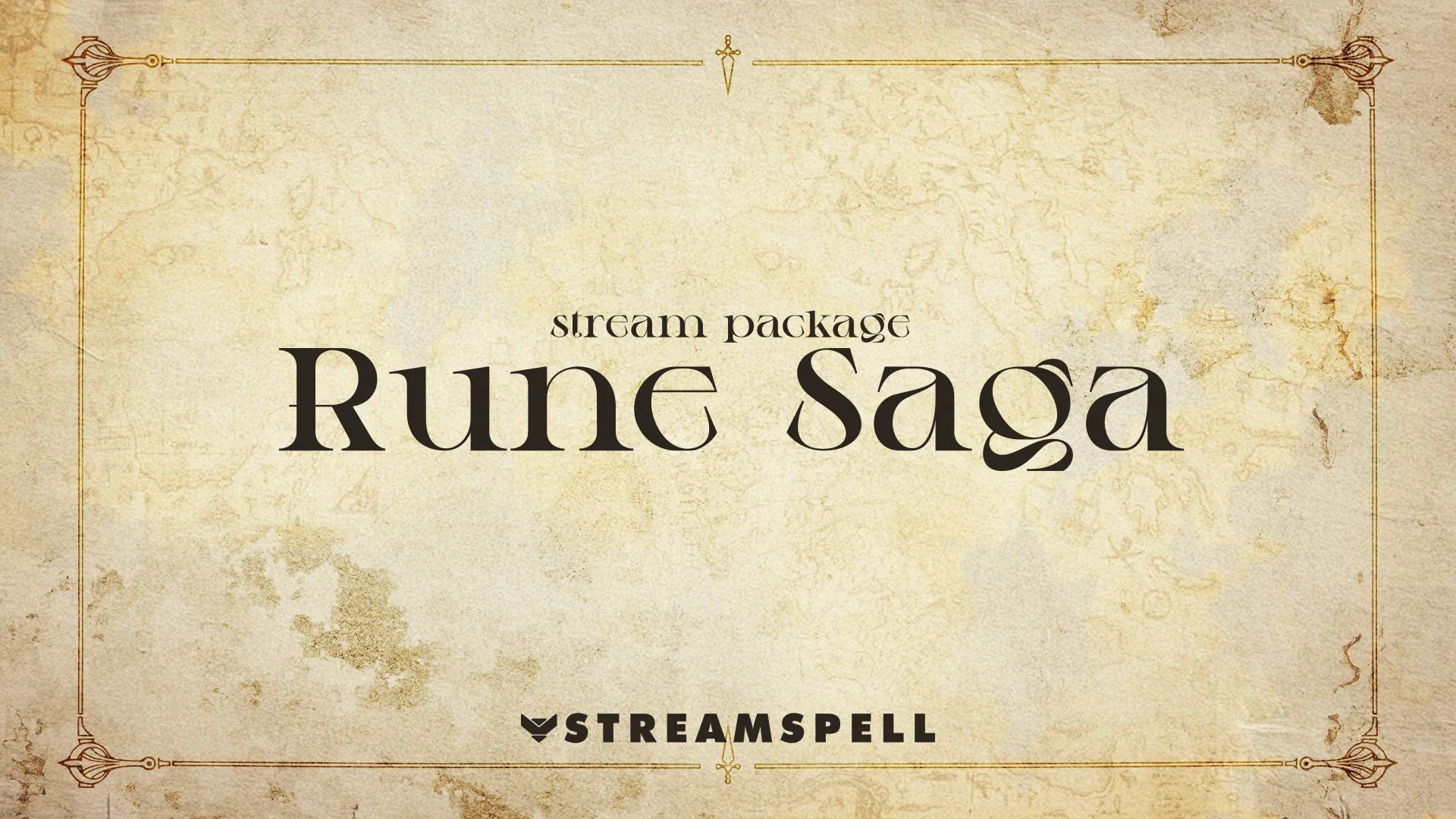 Rune Saga Stream Package for Twitch, OBS & Streamlabs - StreamSpell