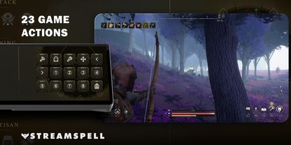 RuneScape: Dragonwilds for XENEON EDGE — game-actions