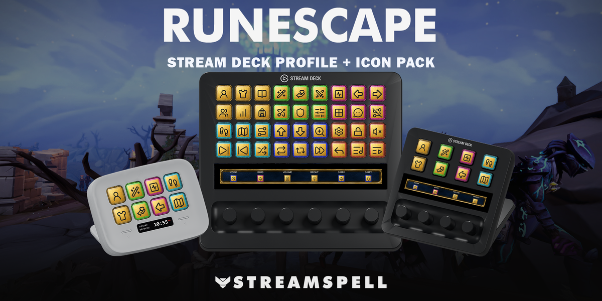 RuneScape Stream Deck Profile + Icons — cover
