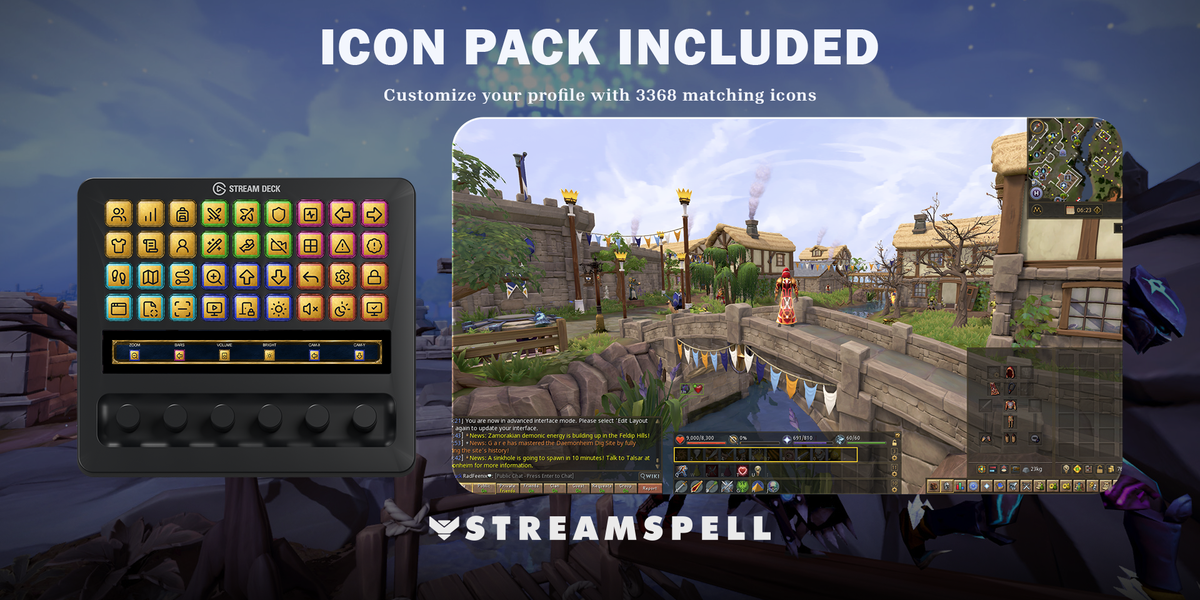 RuneScape Stream Deck Profile + Icons — icon-pack