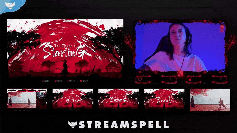 Samurai Stream Package | StreamSpell