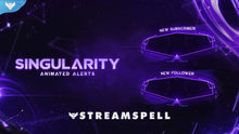 Load image into Gallery viewer, Singularity Stream Widgets for Twitch, OBS &amp; Streamlabs - StreamSpell
