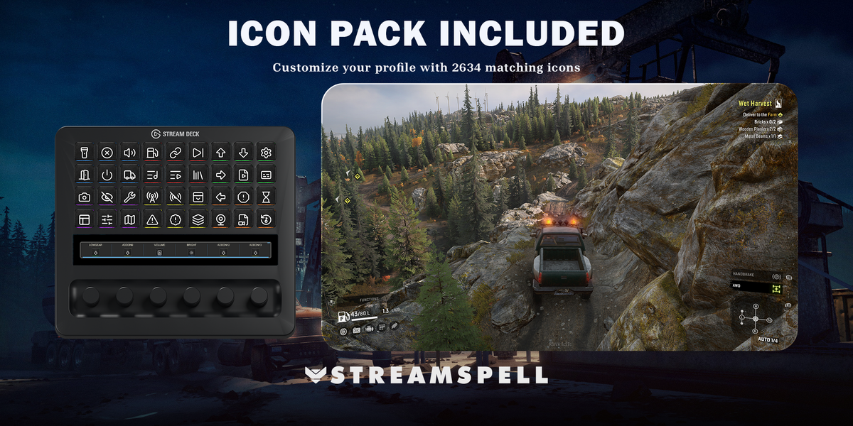 SnowRunner Stream Deck Profile + Icon Pack — Icon Pack
