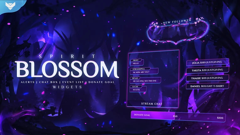 Spirit Blossom Stream Widgets
