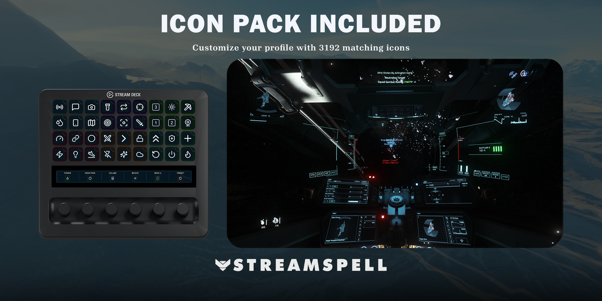 Star Citizen Stream Deck Profile + Icon Pack — icon-pack