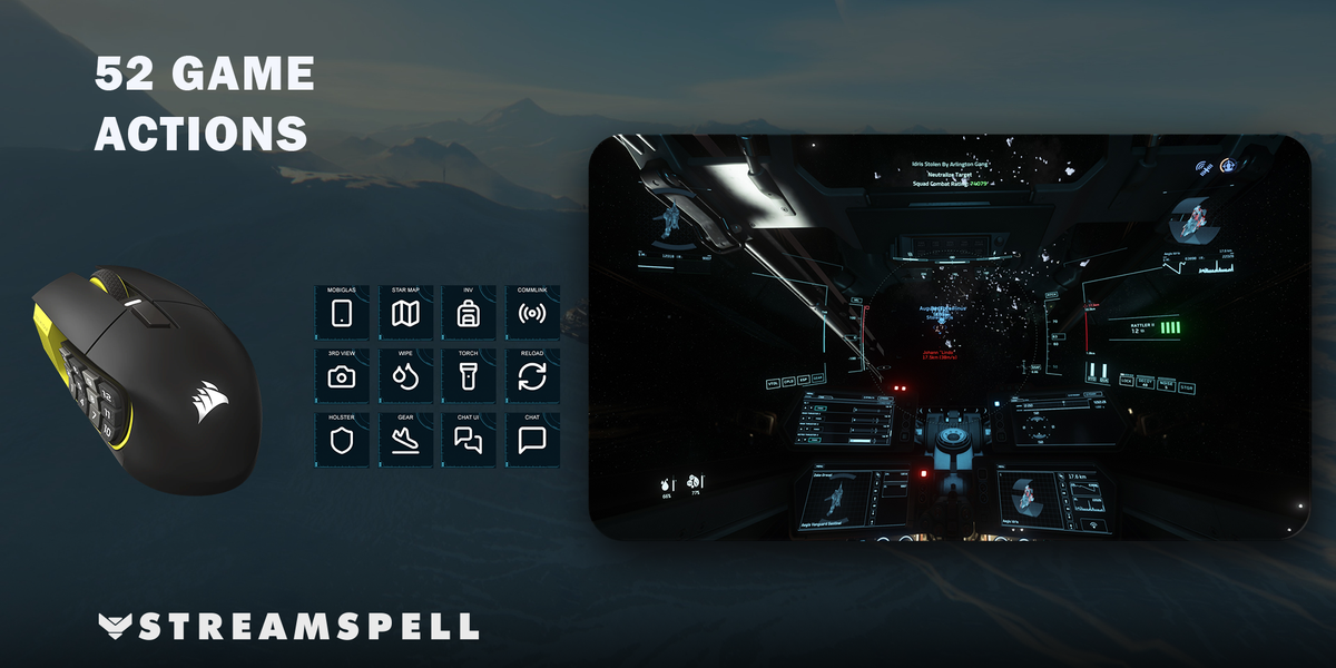 Star Citizen for SCIMITAR ELITE — game-actions