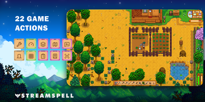 Stardew Valley Stream Deck Profile + Icons — game-actions