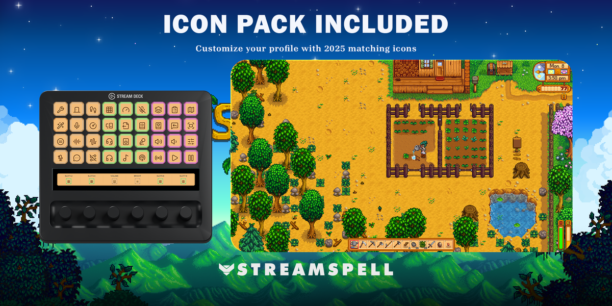 Stardew Valley Stream Deck Profile + Icons — icon-pack
