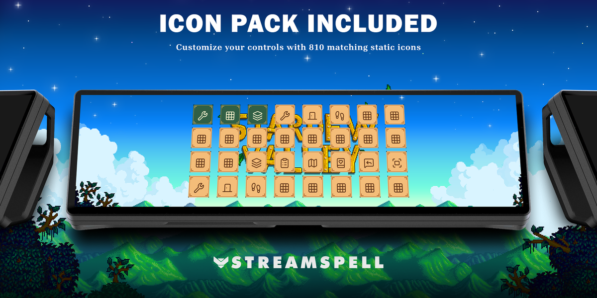 Stardew Valley for XENEON EDGE — icon-pack