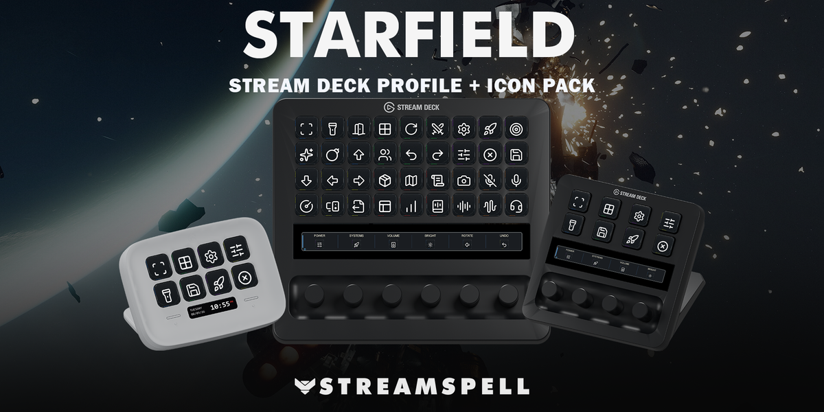 Starfield Stream Deck Profile + Icon Pack — Cover