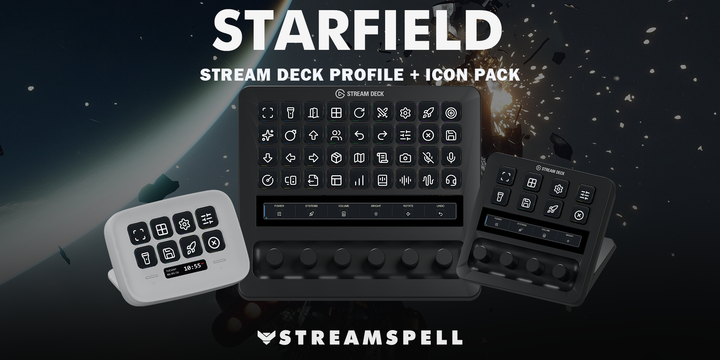 Starfield Stream Deck Profile + Icon Pack — Cover