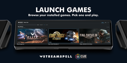 Steam Hub — iCUE Widget preview 2