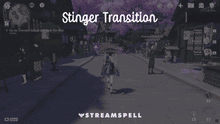 Load image into Gallery viewer, Dreamy pastel stinger transition with glowing gradient animation in pink, purple, and blue. Smooth effect designed to switch scenes seamlessly during streams. Created by StreamSpell, fully compatible with OBS Studio, Streamlabs, and StreamElements.