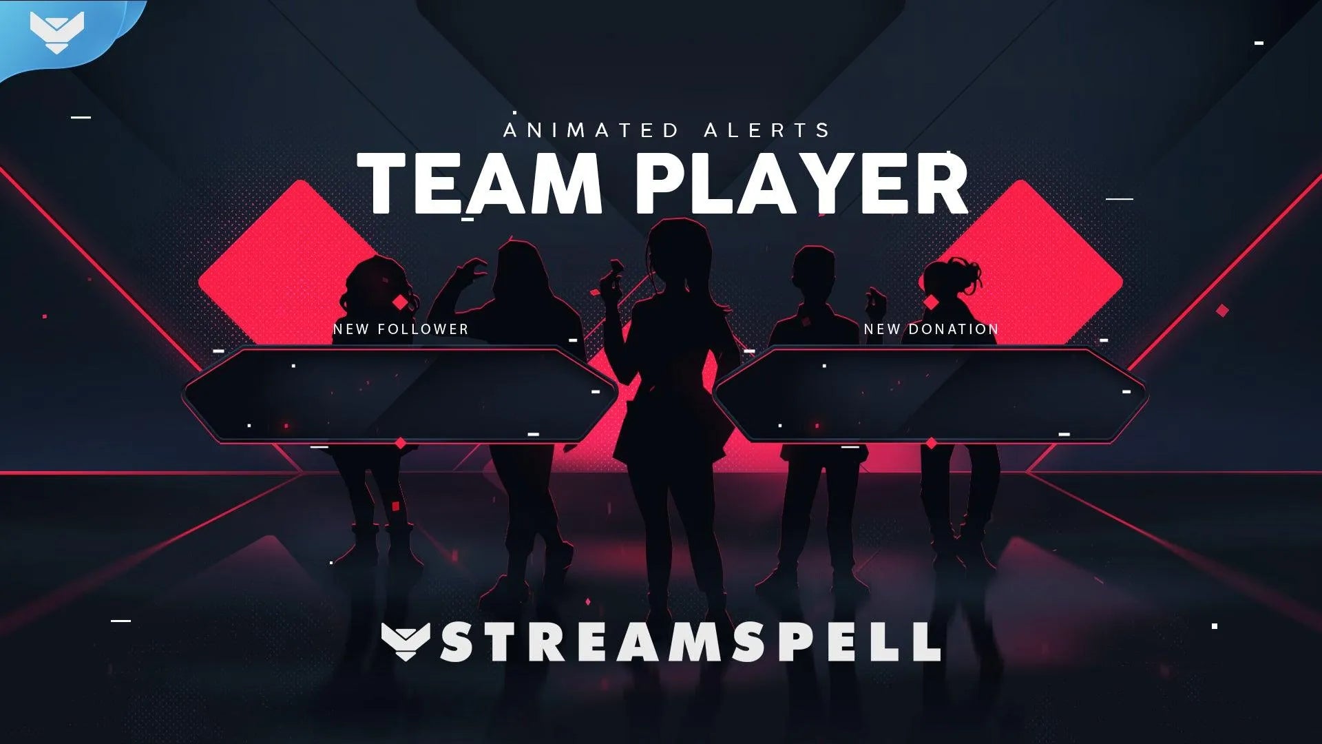 Team Player Stream Alerts for Twitch, OBS & Streamlabs - StreamSpell