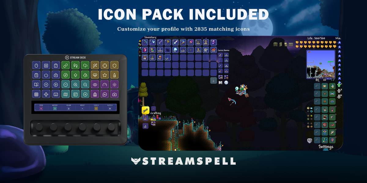Terraria Stream Deck Profile + Icons — icon-pack